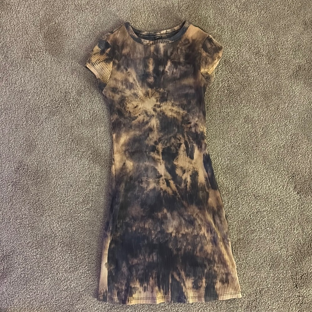 Tie-dye bleach dress, shein XS Girls